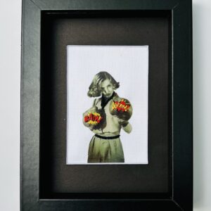 BAM! BOOM!, 2024 – Barbara Stanwyck Embroidered Portrait