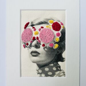 Future Memory, 2024– Hand Embroidered Vintage Portrait