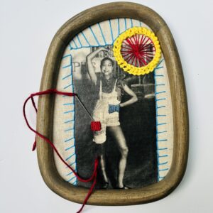 Stage Light, 2025 – Embroidered Portrait of Josephine Baker