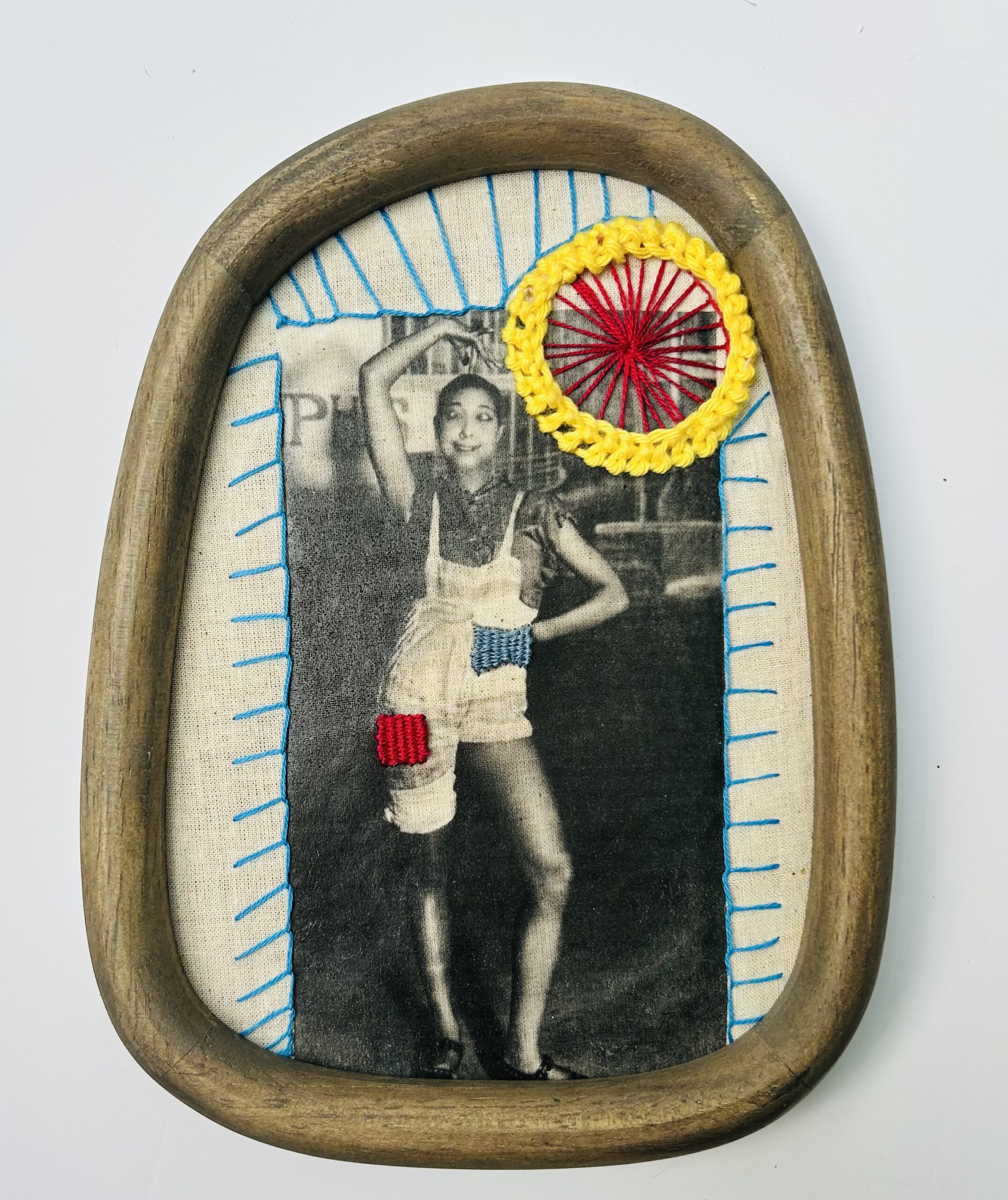 Stage Light, 2025 – Embroidered Portrait of Josephine Baker - Image 2