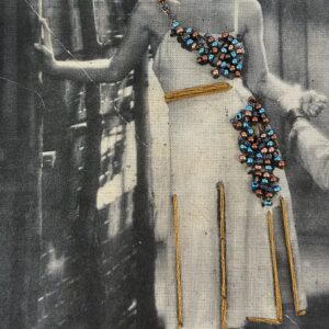beaded-vintage-embroidery-art-1920s-greta-garbo-mixed-media-feminist-textile-wall-art-handmade-bead-thread-collage-on-vintage-photograph