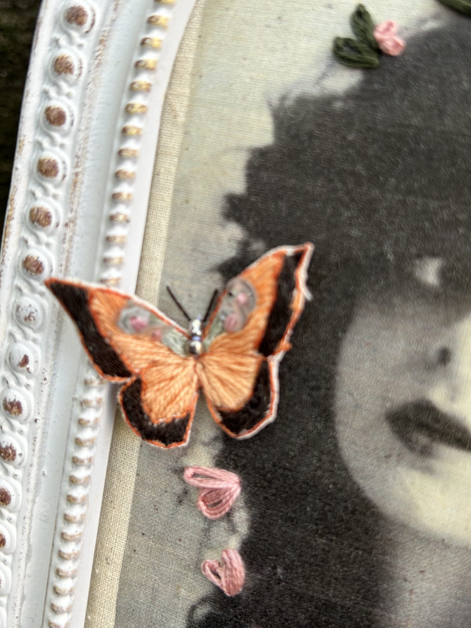 The Awakening — Butterfly Embroidery Art - Image 9