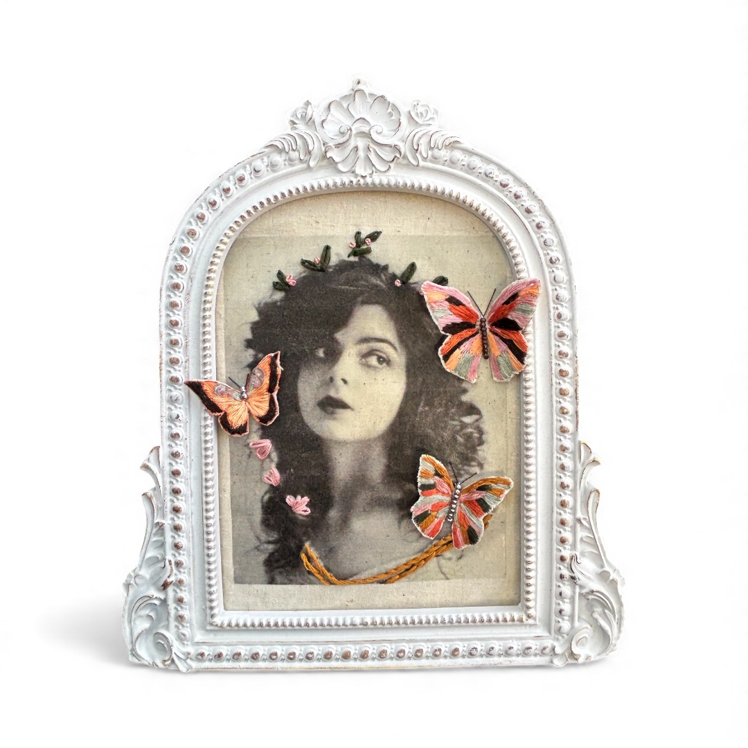 The Awakening — Butterfly Embroidery Art - Image 2