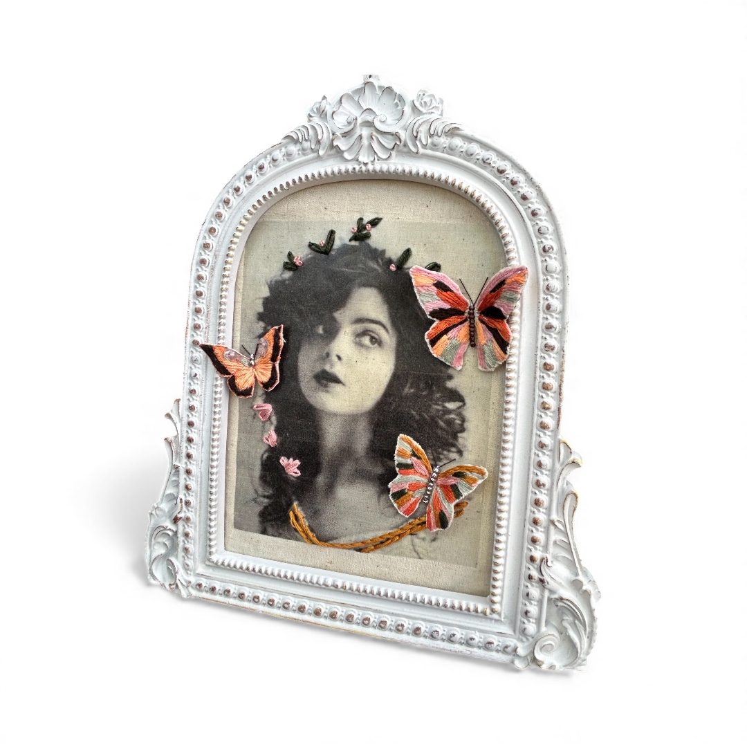 The Awakening — Butterfly Embroidery Art - Image 3