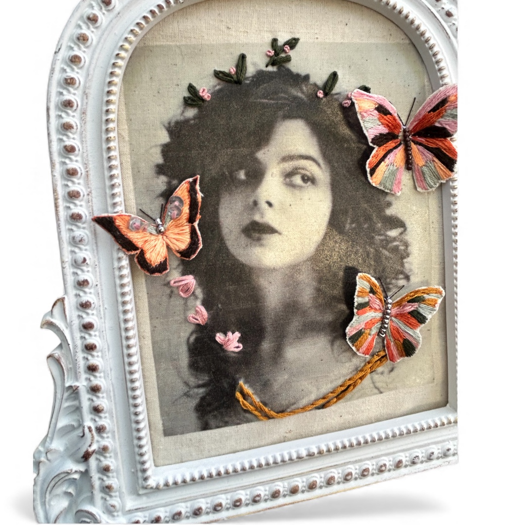 The Awakening — Butterfly Embroidery Art - Image 4