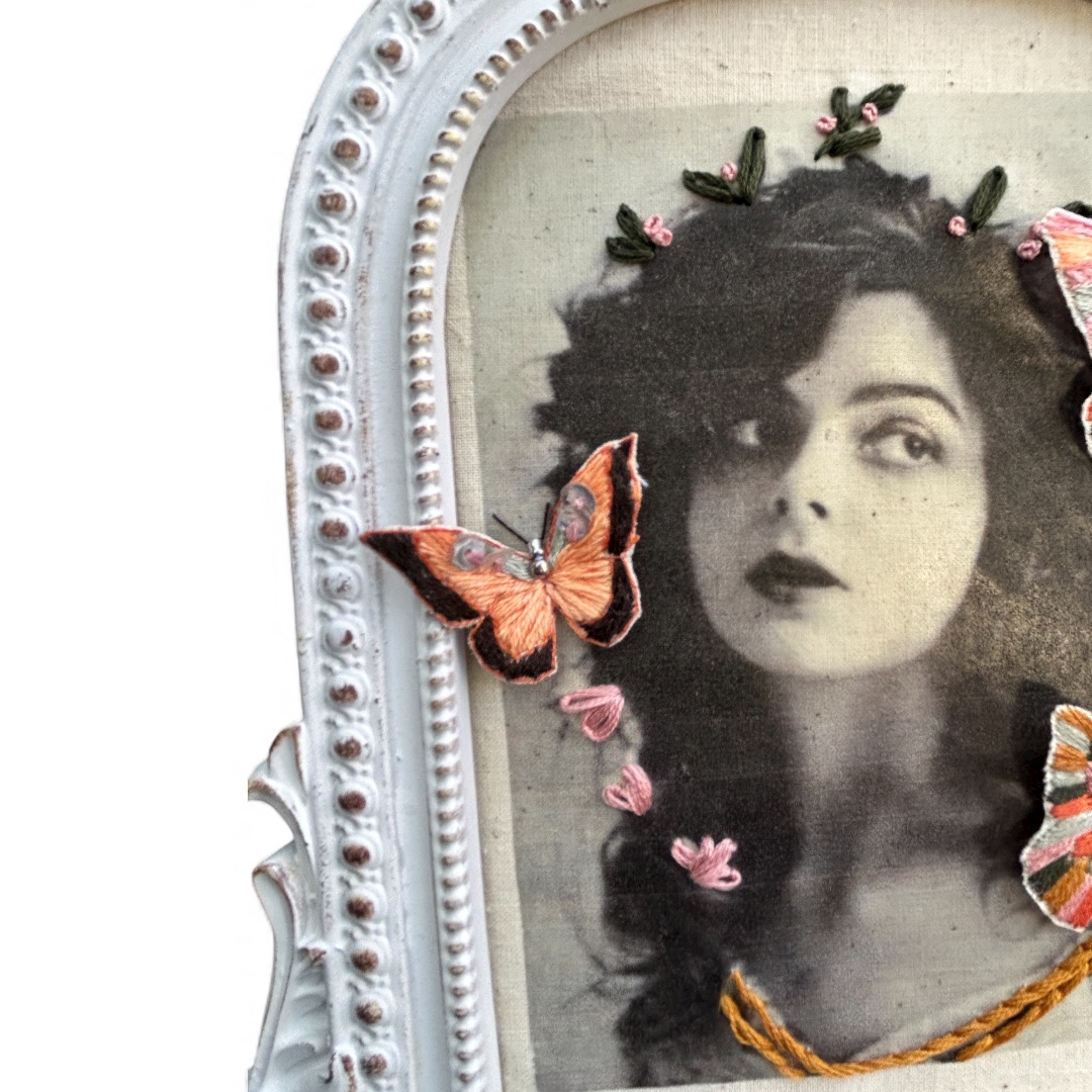 The Awakening — Butterfly Embroidery Art - Image 6