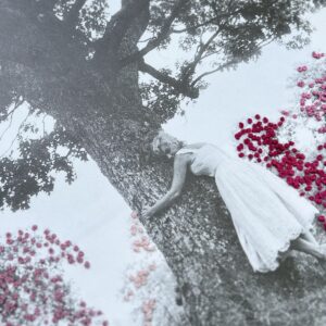 Marilyn in her garden