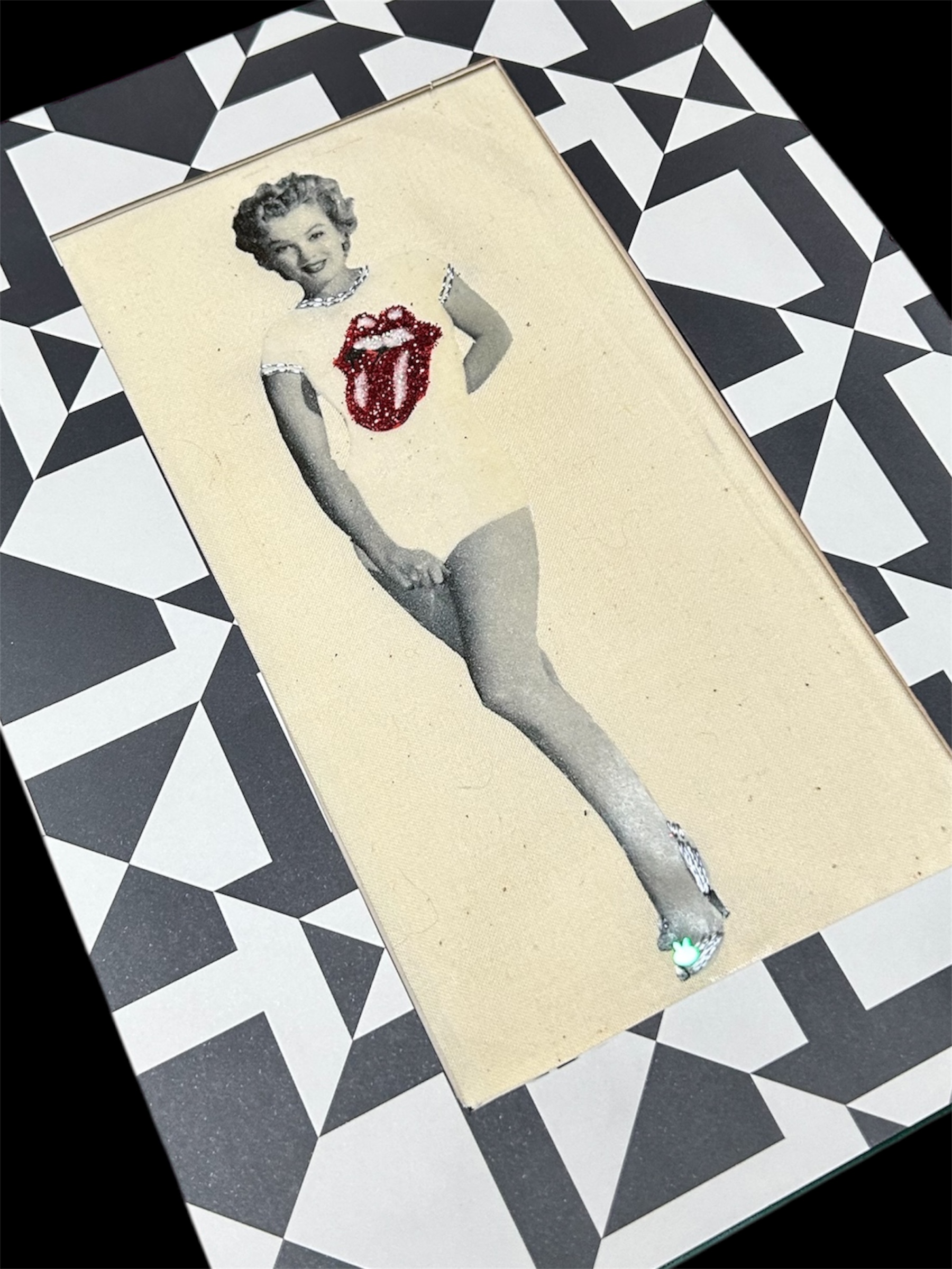 Marilyn Monroe in a Rolling Stones Tee