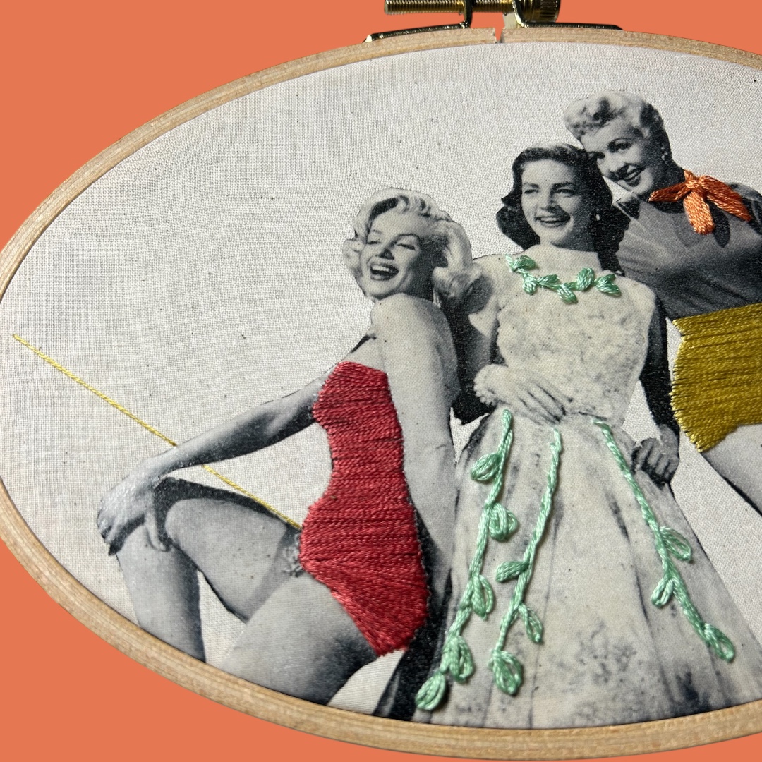 How to Marry a Millionaire — Embroidered Hollywood Trio - Image 6