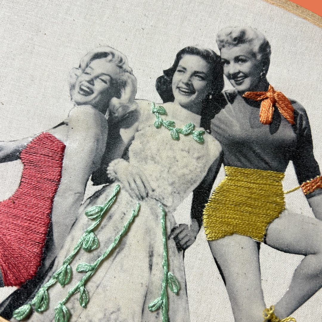 How to Marry a Millionaire — Embroidered Hollywood Trio - Image 4