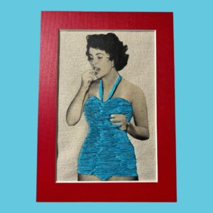 elizabeth-taylor-turquoise-swimsuit-embroidered-portrait