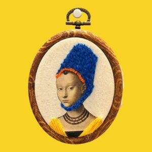 blue-bonnet-lady-hand-embroidered-textile-portrait
