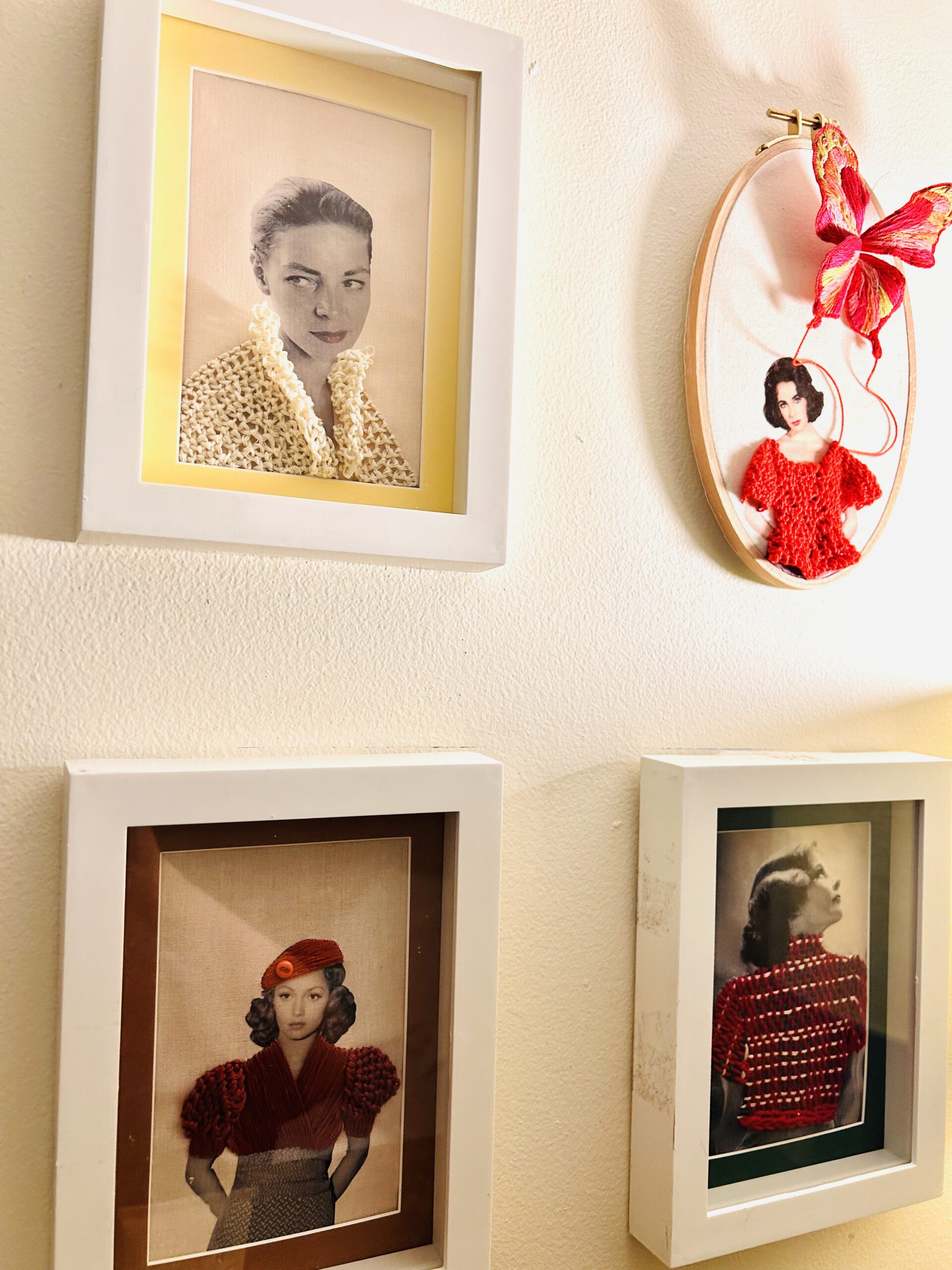 Lauren Bacall — Hand-Embroidered Portrait - Image 4