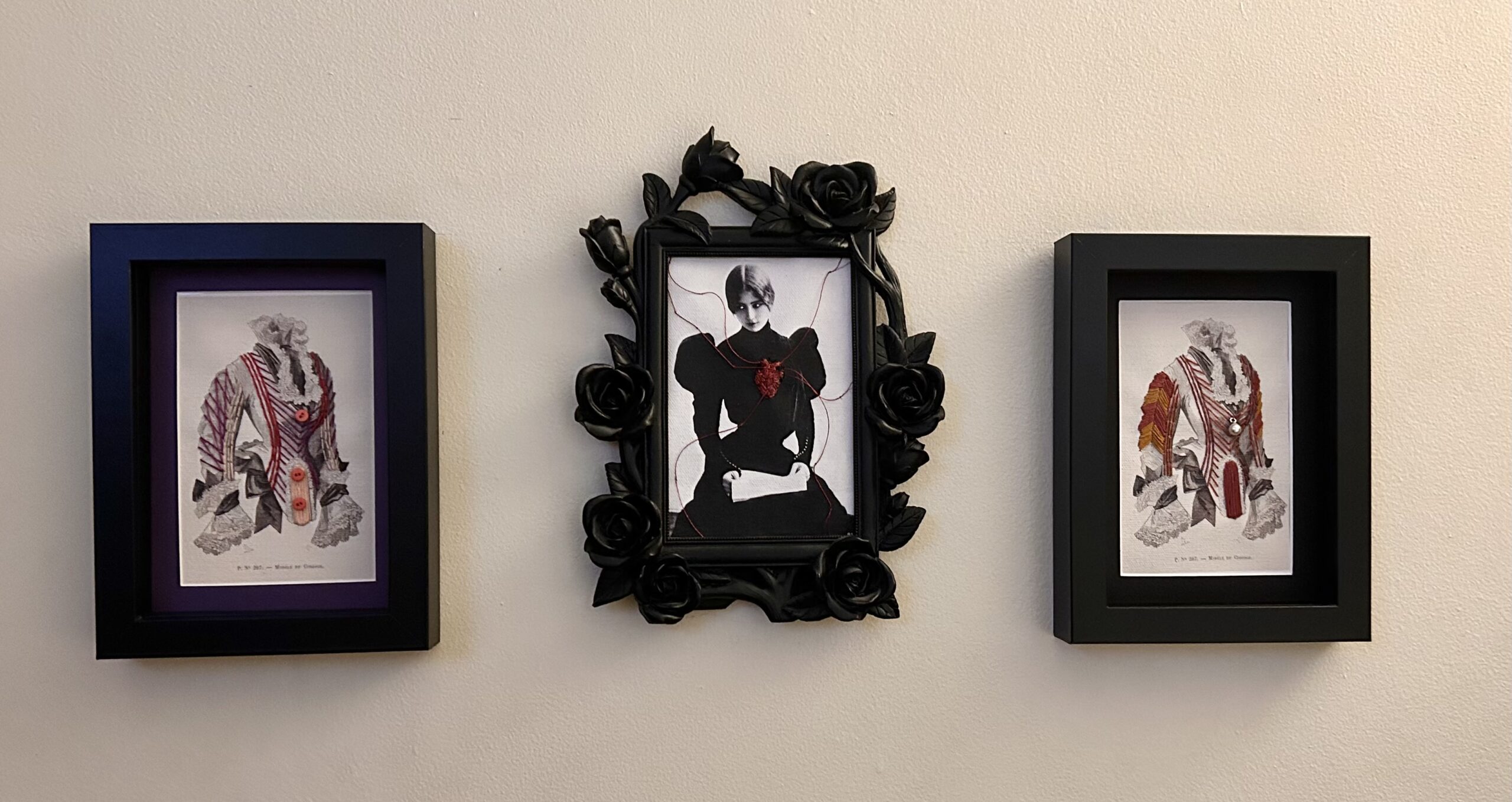 Anatomical Heart — Gothic Hand-Embroidered Portrait - Image 4