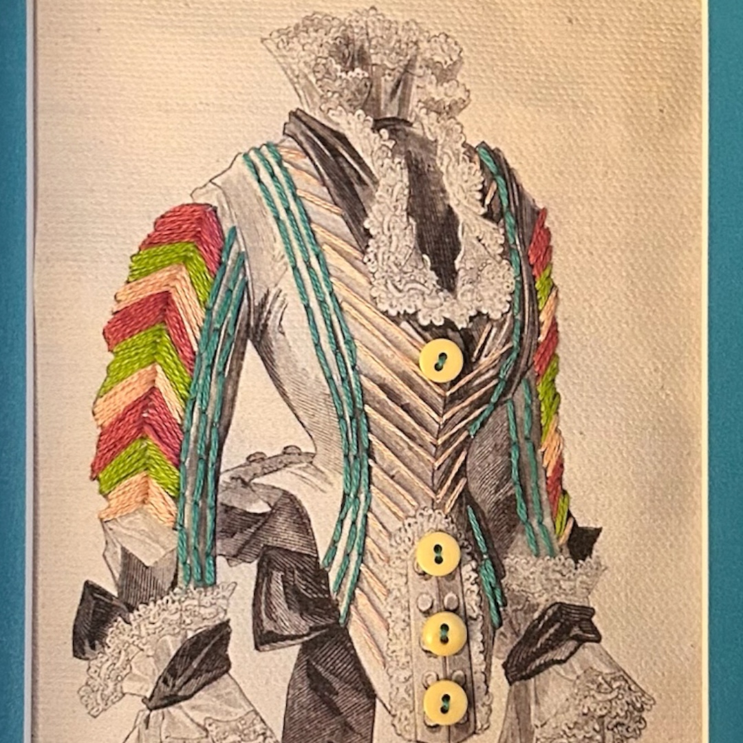 Victorian Fashion, Re-Stitched — Hand-Embroidered Fashion Illustrations - Image 8