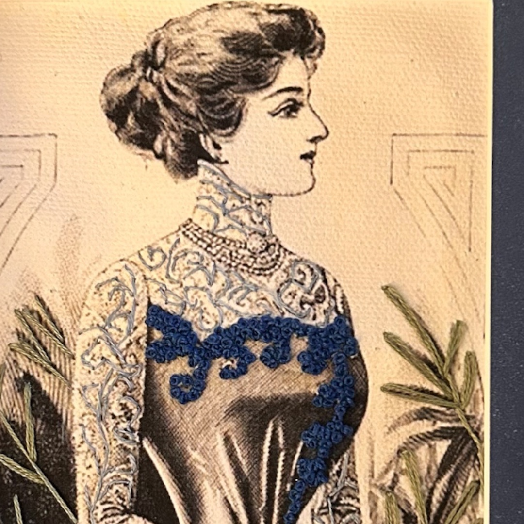 Victorian Fashion, Re-Stitched — Hand-Embroidered Fashion Illustrations - Image 5