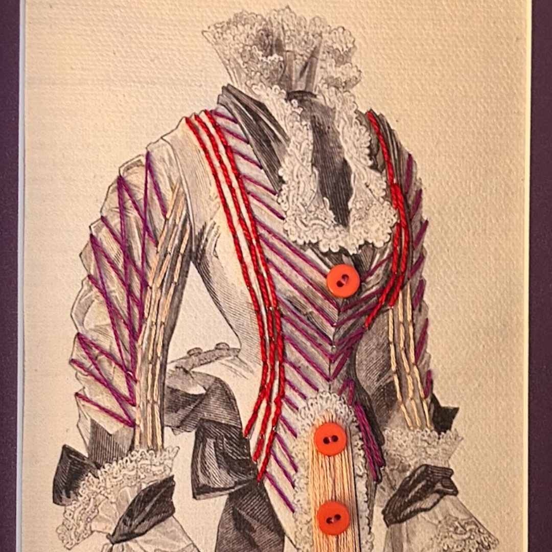 Victorian Fashion, Re-Stitched — Hand-Embroidered Fashion Illustrations - Image 3