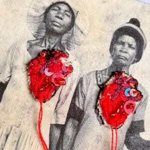 Bound Together — Hand-Embroidered Historical Photograph