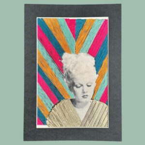 Jean Harlow — Hand-Embroidered Old Hollywood Portrait