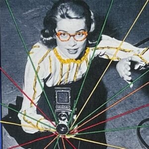 Through Her Lens/ Grace Kelly — Vintage Photography & Hand Embroidery Art