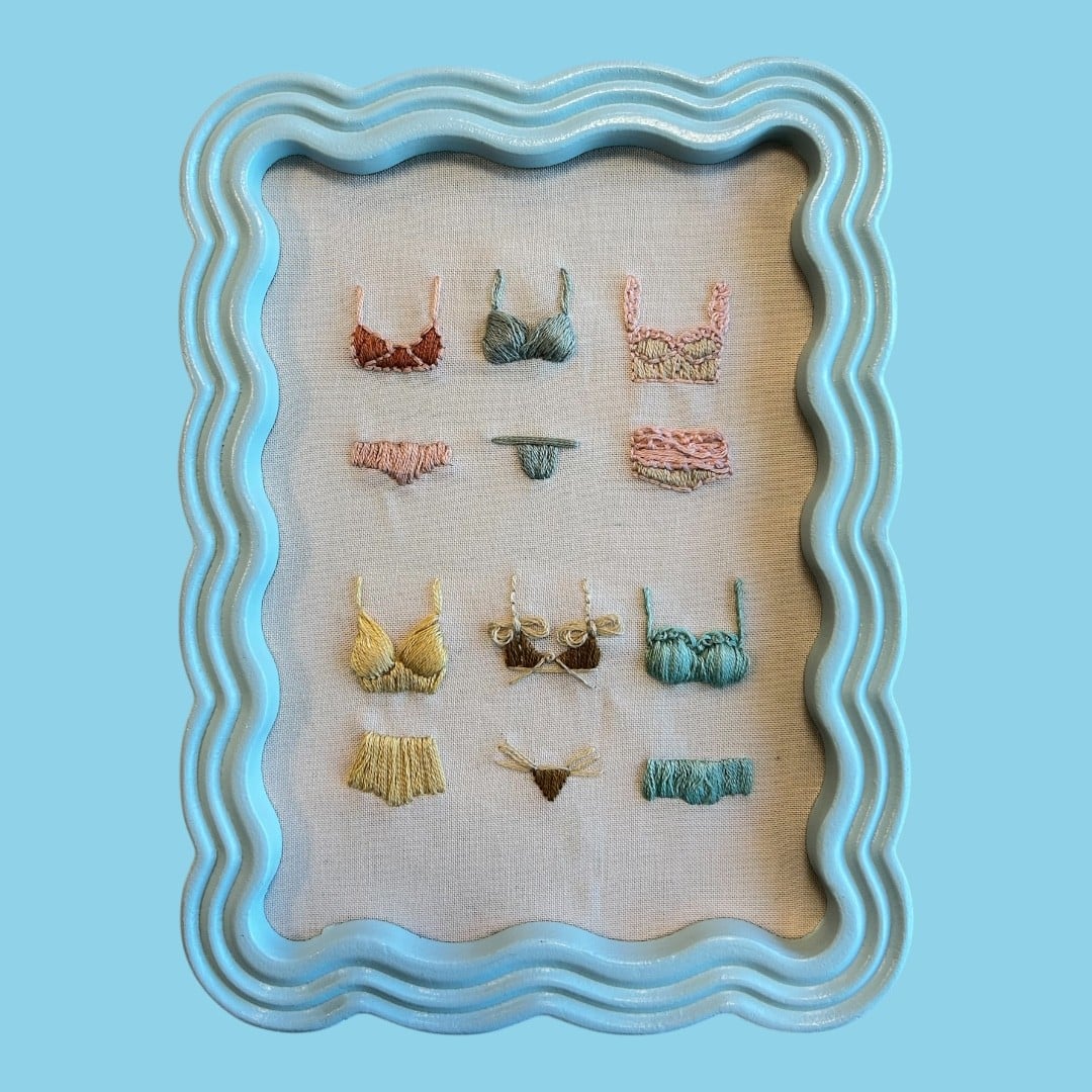 The Unmentionables | Hand-Embroidered Miniature Lingerie Collection